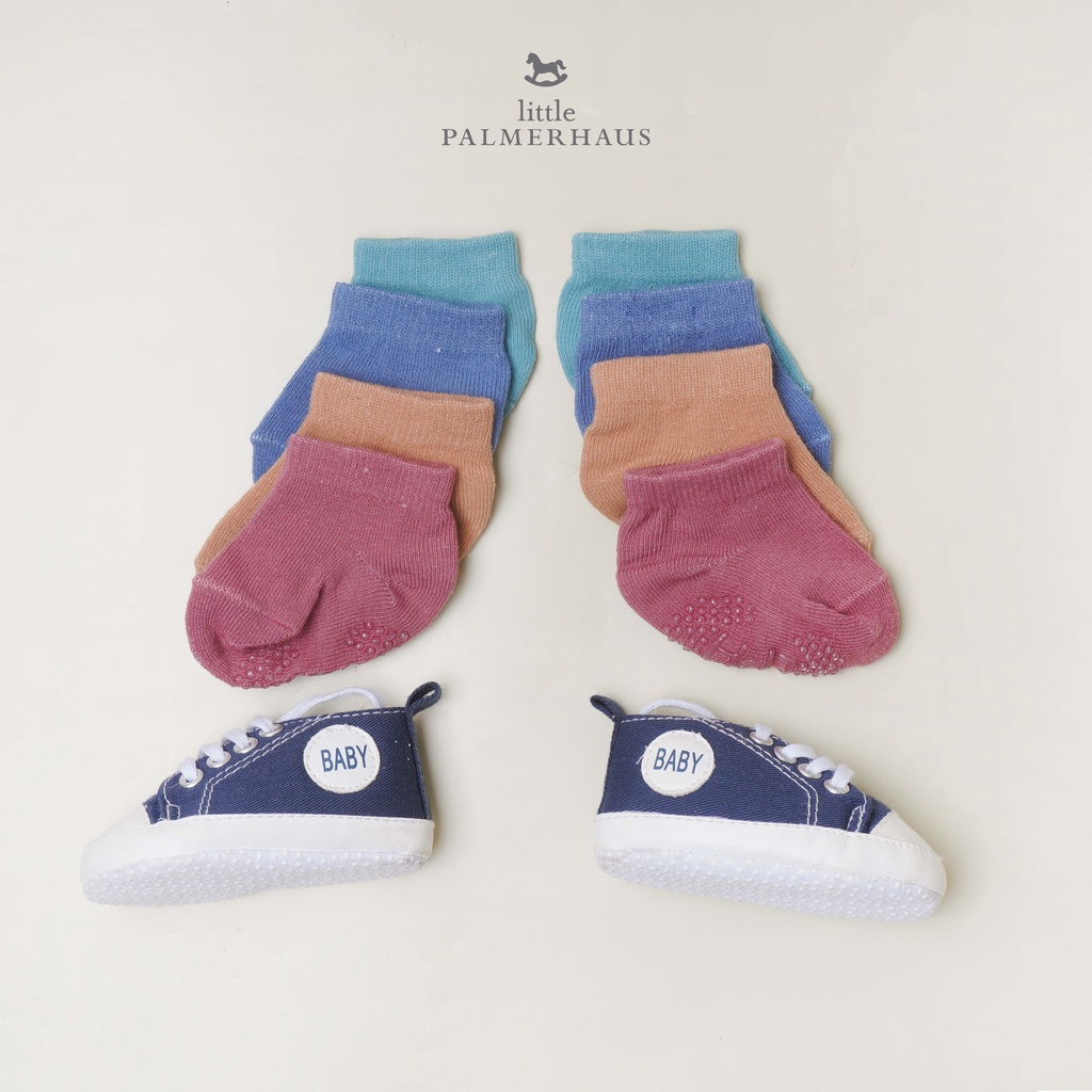 Little Palmerhaus - BASIC SHORT SOCKS WITH ANTISLIP (Kaos Kaki Pendek Anak)