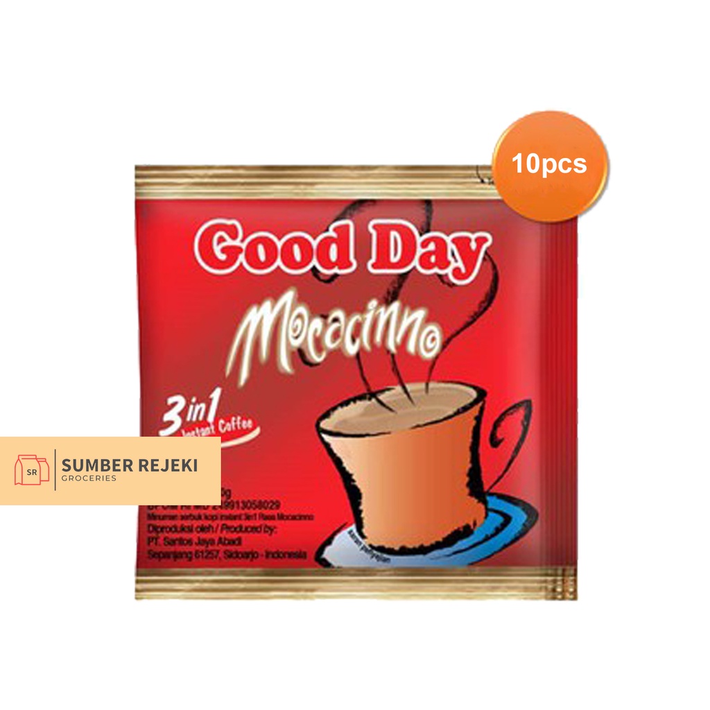 

GOOD DAY KOPI MOCACINNO RENTENG isi 10 sachet x 20gr GROSIR & ECER