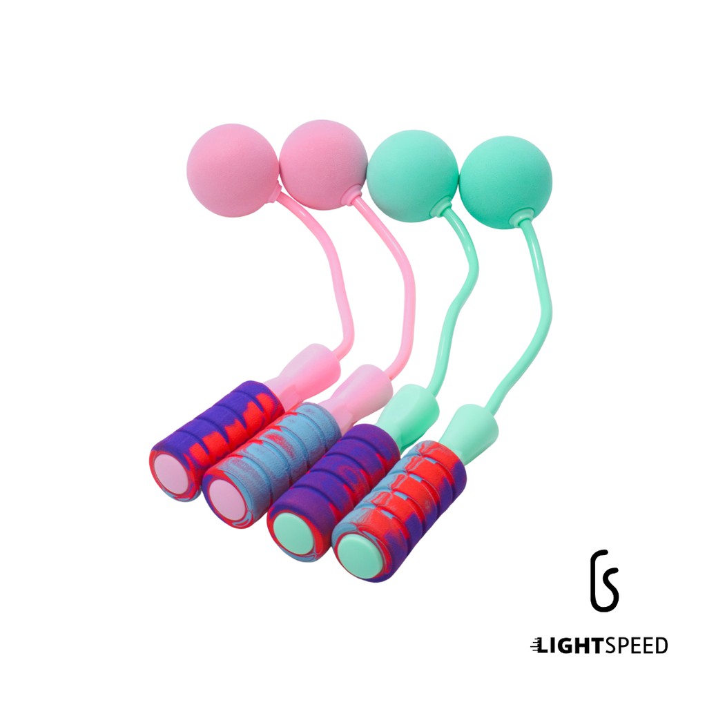 LIGHTSPEED Lompat Tali/ Tali Lompat Tali Tanpa Kabel / Jump Rope Weight Ball / Skipping Rope-1
