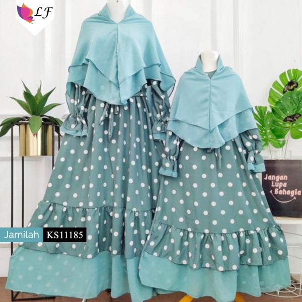 Gamis couple ibu dan anak Jamilah/gamis solo/gamis murah