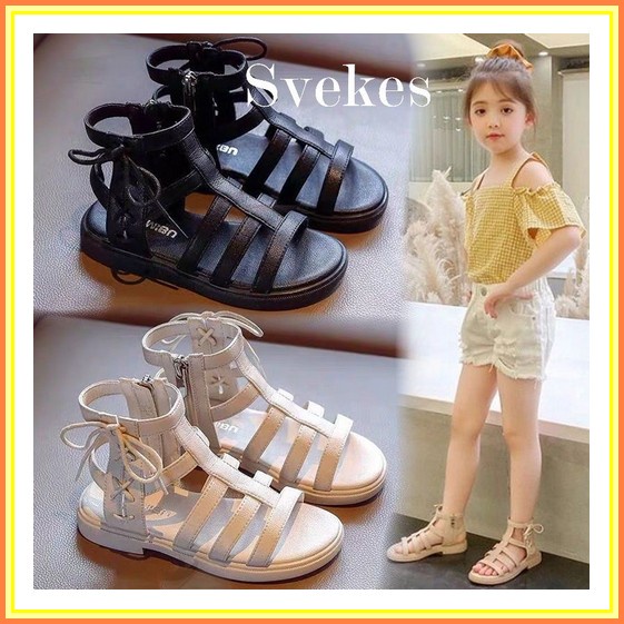 Sandal Anak Pom2 Seri B Morego Uk 24-42 Sandal Anak Perempuan  Impor Tali Pita Geliter K001