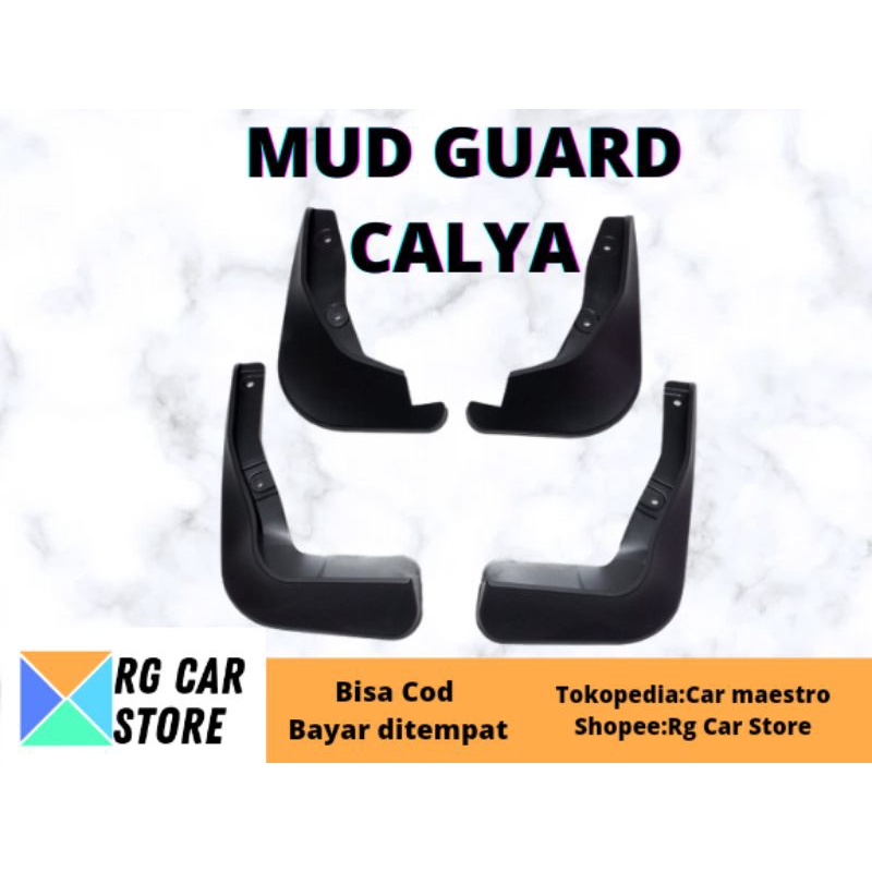 MUD GUARD TOYOTA CALYA/KARPET LUMPUR CALYA 4PCS