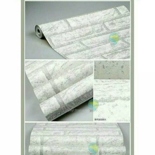 Walpaper bata putih // batu bata