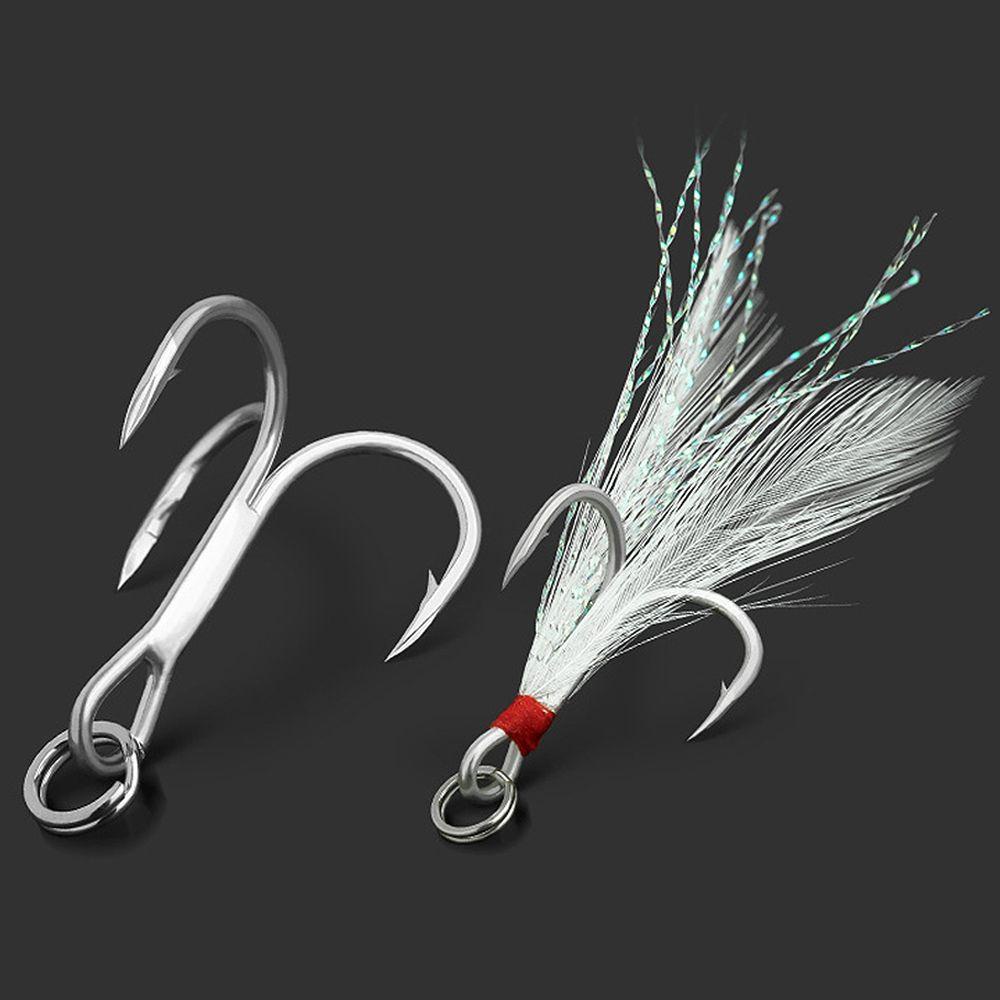 Top Three Anchor Hook Fishing Tackle Fishhooks Kait Kekuatan Tinggi Pancing Laut