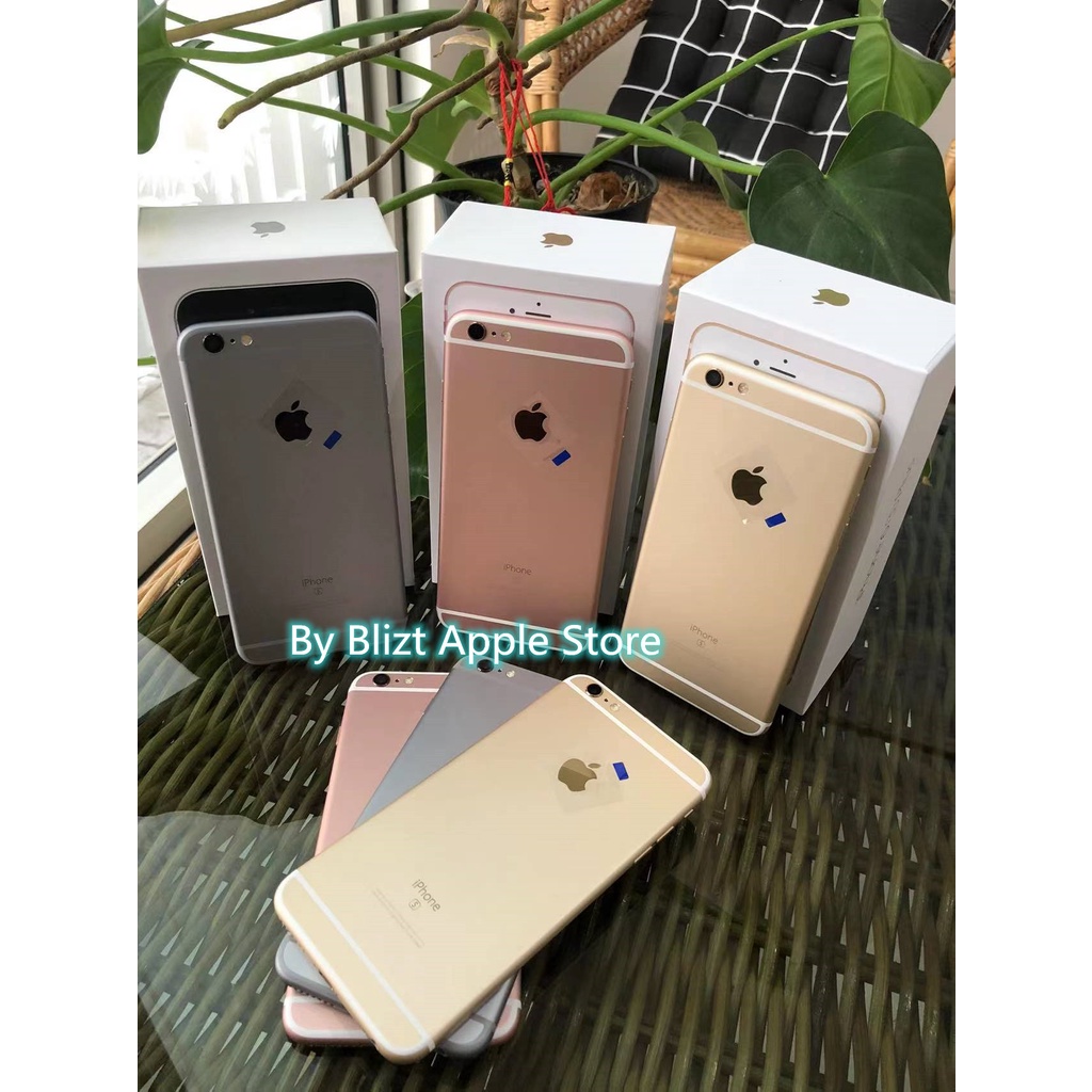 iPhone 6S Plus 64GB Fullset  All Sim Silent Original Second Mulus100% Like New 3utools All Green (Garansi 1 Bulan)