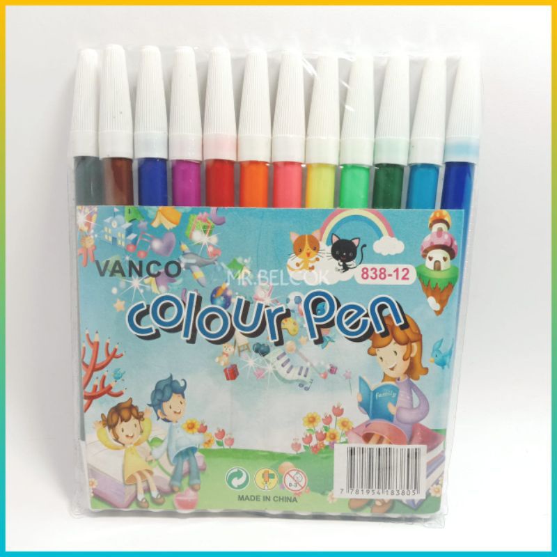 

spidol 12 warna tanggung