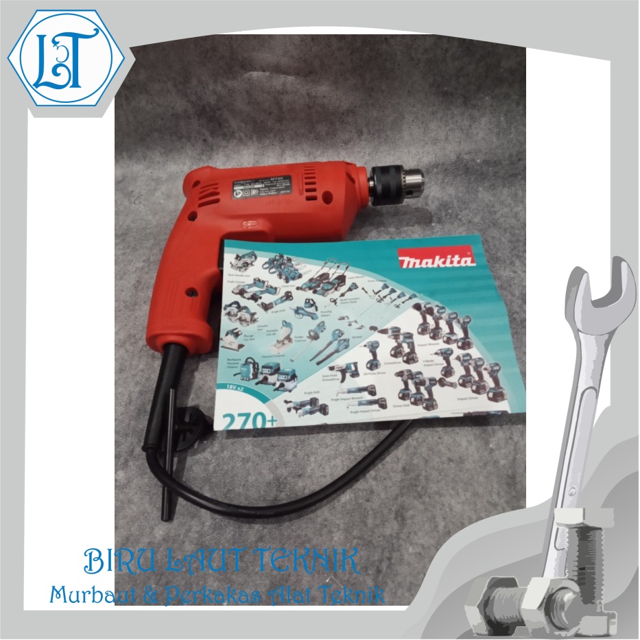 Mesin Bor Tangan MT60 Maktec 10mm MT 60 Bor Bolak Balik 10 mm