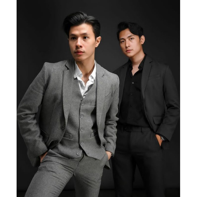 PEAZY BLAZER / EXDE BLAZER / ELEGANT BASIC WHITE BY HEYMALEID