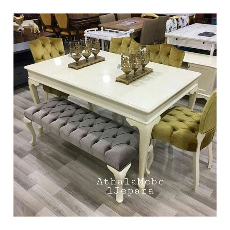 MEJA MAKAN KUSI MAKAN DUCO JEPARA