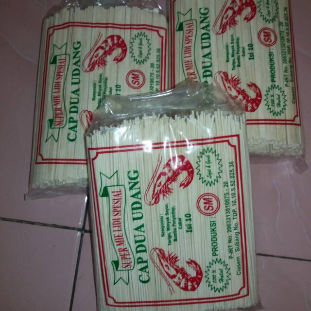 

mie lidi mentah