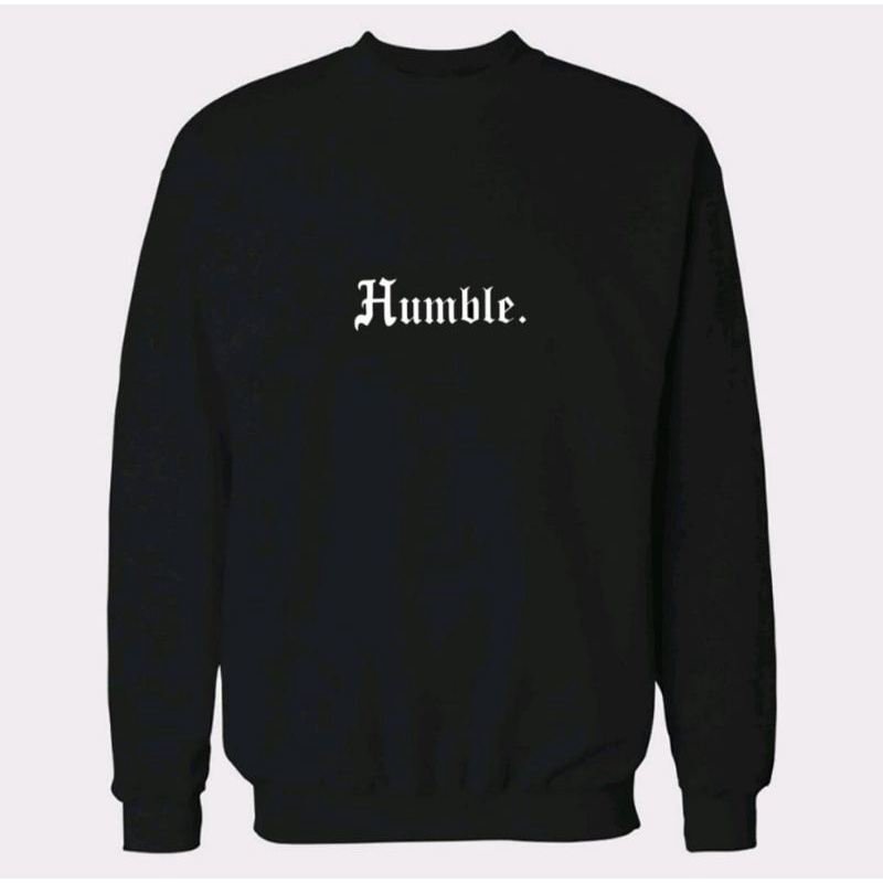 Sweater Crewneck LOGO HUMBLE pria fashion