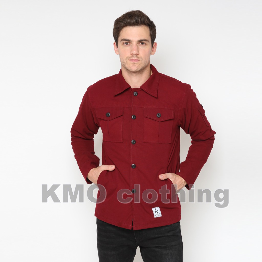 KMO JAKET SEMI PARKA / KEMEJA SEMI PARKA / JAKET 2IN1 BISA DI JADIKAN KEMEJA