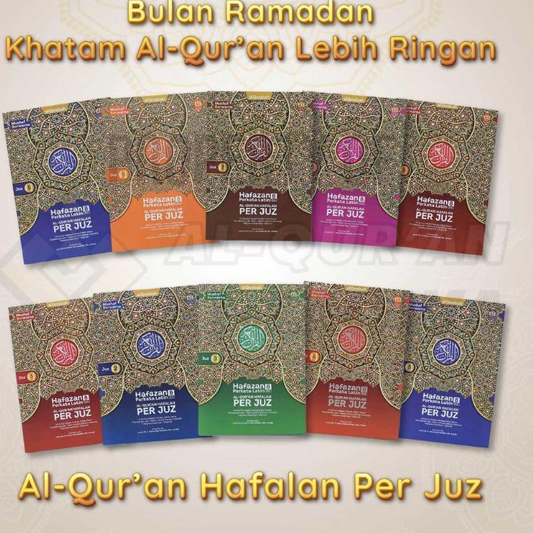 Terbaik.. At-Taqwa Alquran Per Juz A5 Hafazan Hafalan Per Kata Latin Quran Terjemahan 8 Blok Mushaf 