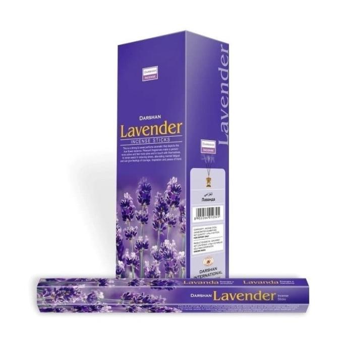 Dupa Incense Stick India Aromaterapi Hexa - Darshan Lavender