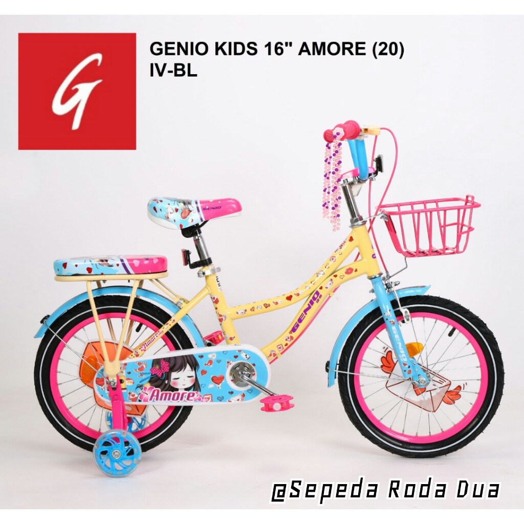 Sepeda Mini 16" Genio Kids Amore