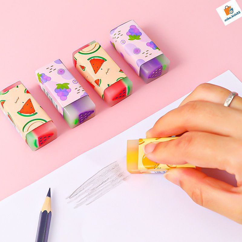 

PENGHAPUS PENSIL MOTIF BUAH / PENGHAPUS PENSIL LUCU CANTIK