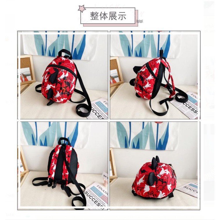 Tas backpack Anak Laki-laki / Perempuan Model DINO T REX Import CB012