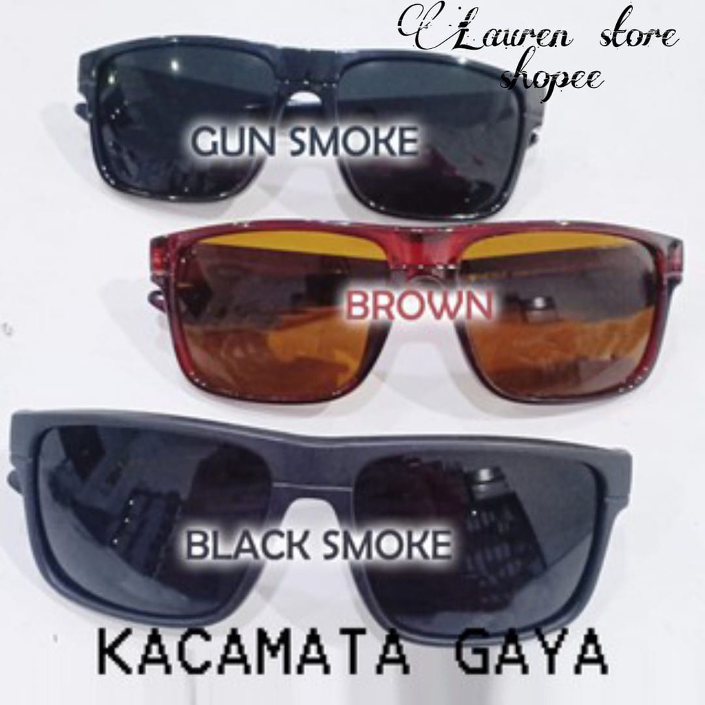 TERSEDIA & COD Kacamata Hitam Murah Wanita Kacamata Hitam Bulat Retro Gaya Cewek Sunglasses