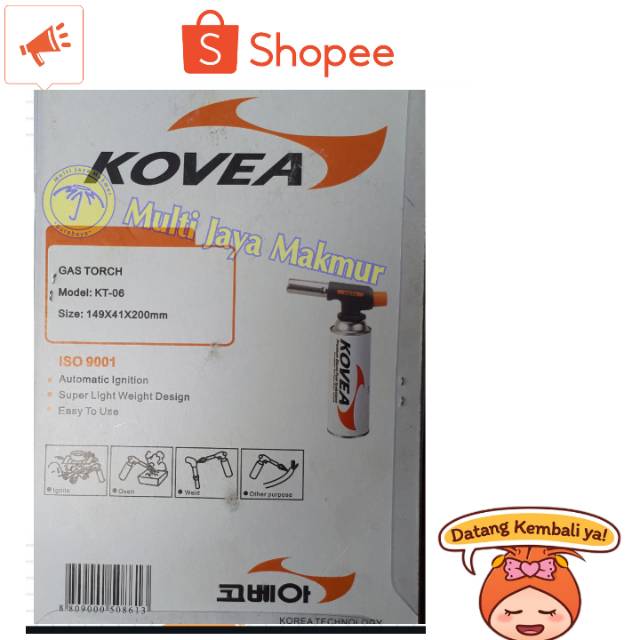 GAS TORCH PEMATIK API KOVEA