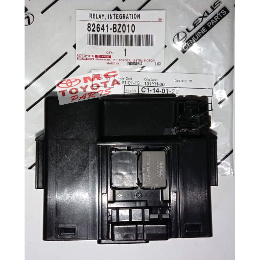 Relay Integration Induk Pusat Center All New Grand Avanza Xenia Rush Terios 82641-BZ010