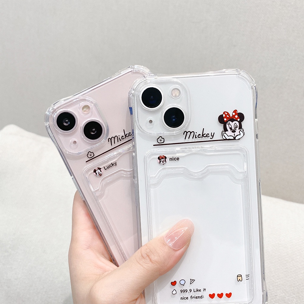 Soft Case Silikon Motif Kartun Untuk iPhone 11 12 13 Pro Max X XS Max XR 7 8 Plus SE 2020