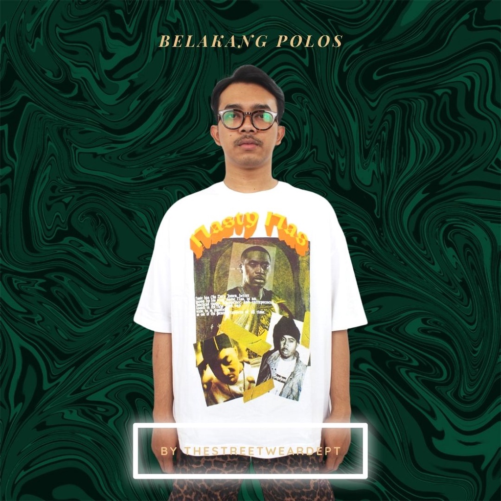 Kaos T Shirt Tee Nasty Nas Vintage