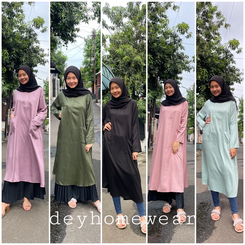 Long Tunik/Semi Dress/Gamis Jumbo