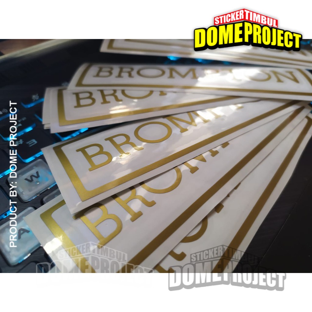 STIKER SEPEDA BROMPTON DECAL STIKER AKSESORIES SEPEDA LIPAT STIKER SEPEDA STIKER OUTDOOR WATERPROOF