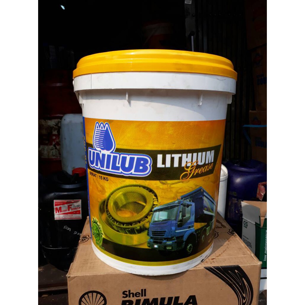 Gemuk / Stempet Hi Temp Serbaguna - UNILUB SYNTHETIC LITHIUM NLGI 3 Ember 1 PAIL 15KG Original