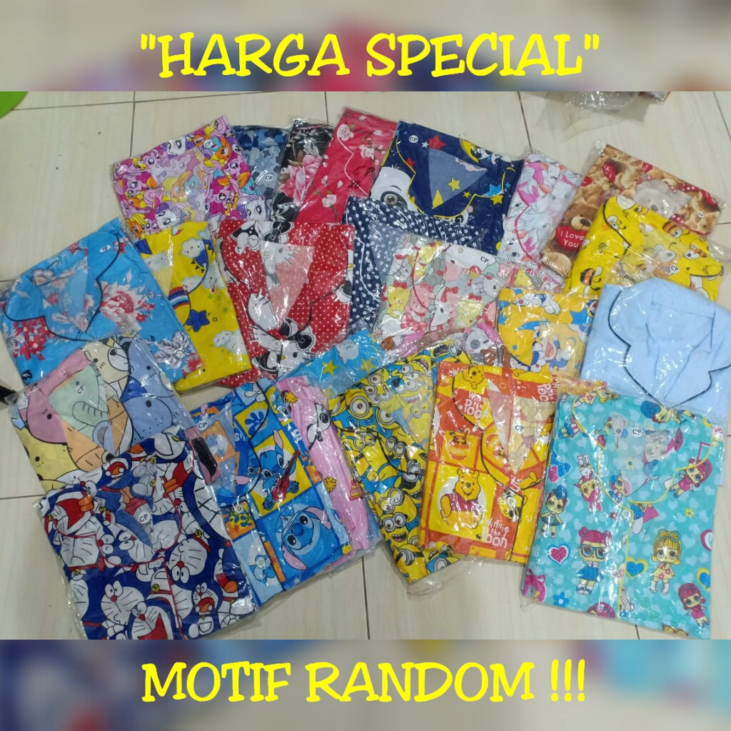 BIG SALEEE !!!!!! Piyama dewasa HP / CP / PP XL , katun jepang,, motif RANDOM