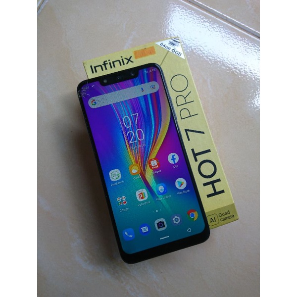 Infinix hot 7 pro - Infinix hot 7 pro 6 64 - HP minus - HP minus lcd - Handphone minus - HP minus re