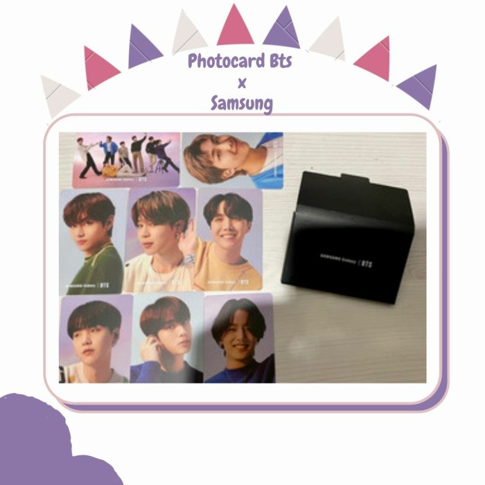 

BTS Photocard PC Samsung S21 RM, JIN, SUGA, V, JIMIN, JHOPE, JUNGKOOK - Jhope