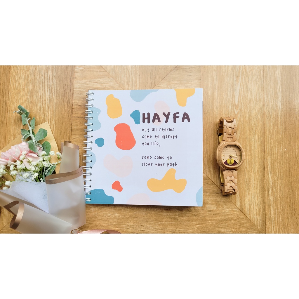 

Custom Square Notebook Terazzoo Kawakib Books | Soft Cover