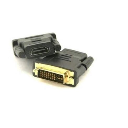 Connector dvi 24+5 male to hdtv female digital analog 1080p full HD gold - Gender konektor dvi-i 24-5 to hdtv