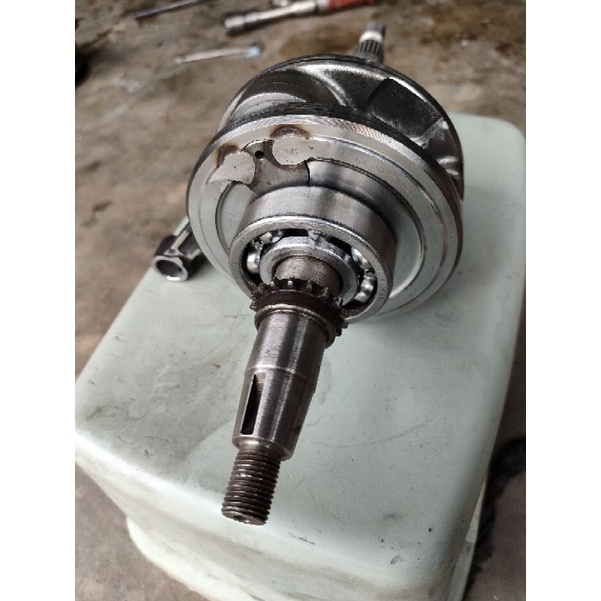 Kruk As Askruk Bandul Bandol crank Shaft karisma Supra X 125 wave kirana stroke Up Langkah 62 64 66 