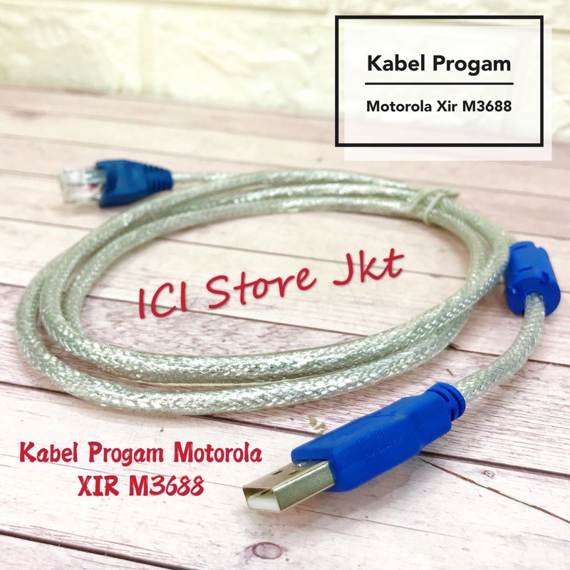 Kabel progam radio rig motorola xir m3688 dan software