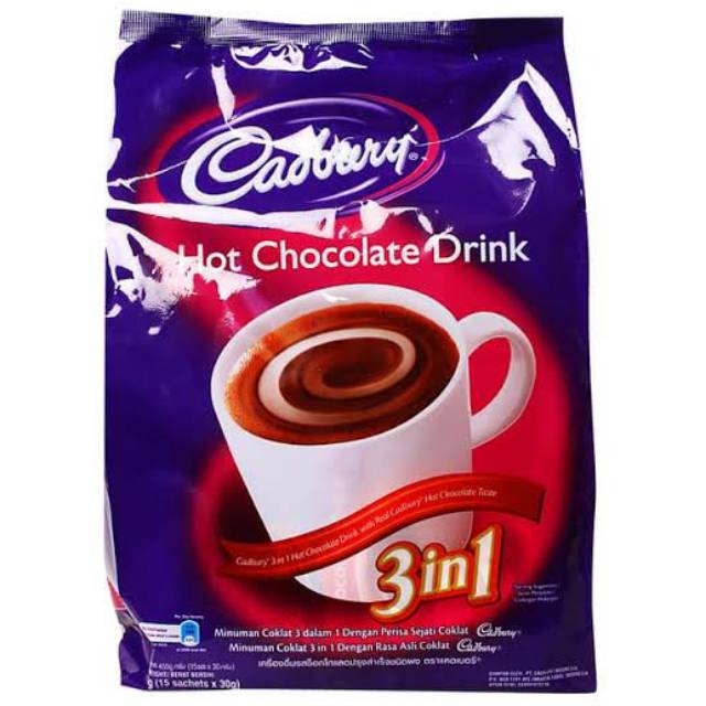 CADBURY HOT CHOCOLATE DRINK 450 GRAM (15x30gram)