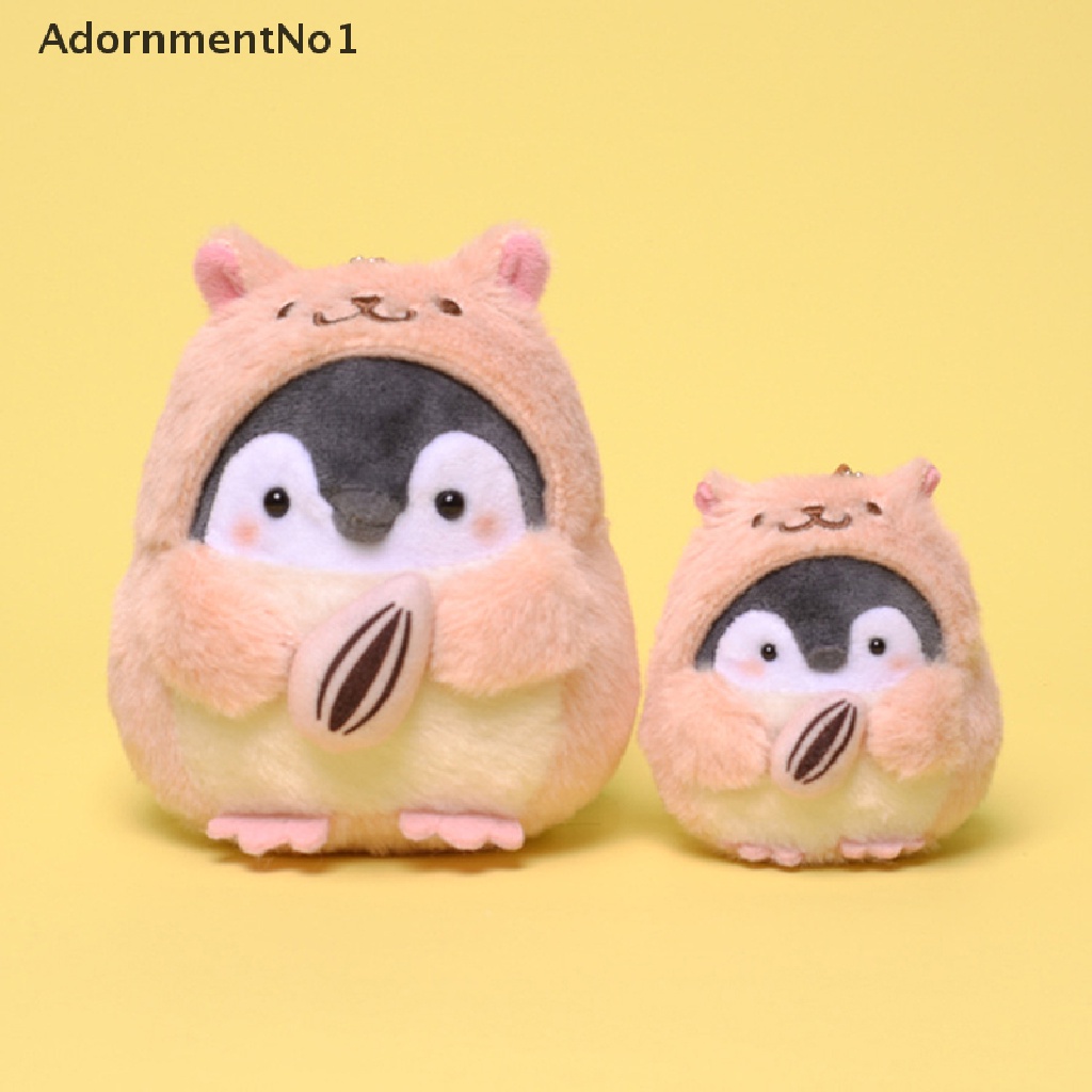 (AdornmentNo1) Gantungan Kunci Boneka Plush Bentuk Penguin Kartun Lucu