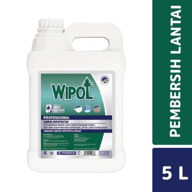 [[BISA COD]] Wipol Cairan Disinfektan Lantai 5 Liter / Wipol Professional 5 L