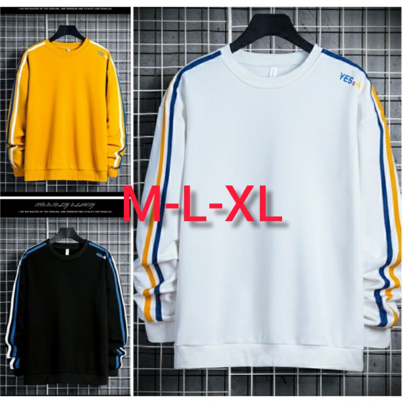 COD/DS1/BAJU SWEATSHIRT YES ( M-L-XL)