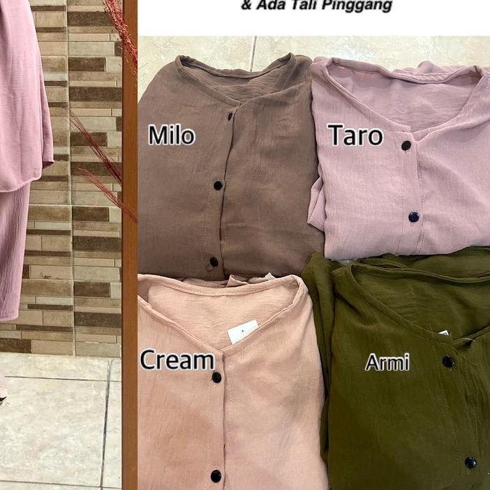 ❅ SETELAN LONG TUNIK POLOS JUMBO / SETCEL LONG RAYON VISCOSE POLOS FIT TO XXXL ✻