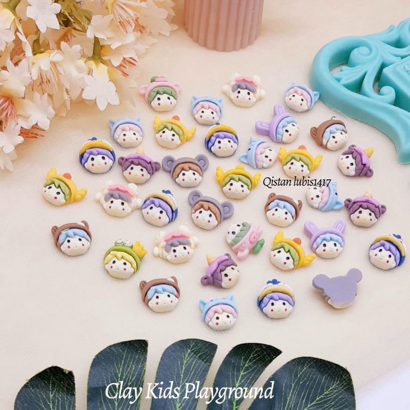 Clay Grosir Kemasan 25 Pcs|Clay Pastel|Clay Karakter|Clay Icecrem|Clay Pay Cake|Clay lucu-lucu