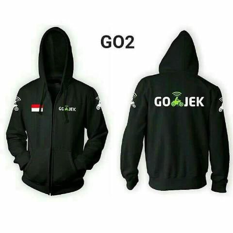 sweater hody zipper gojek