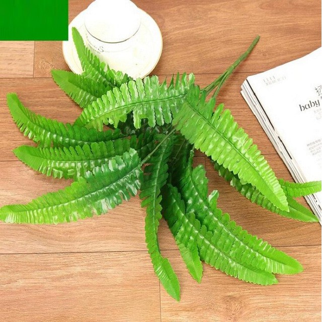 

Naindo Daun Pakis Boston Artifisial (tanpa Pot) Hiasan ruang tamu dan kantor