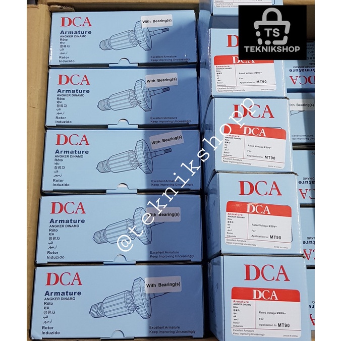 ARMATURE / ANGKER GERINDA MAKTEC MT90 MT91A DCA / ARMATURE ANGKER GRENDA MAKTEC MT 90 MT 91A