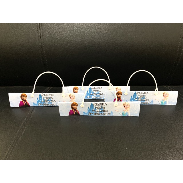 Label Snack makanan / Printable Snack Frozen / Custom