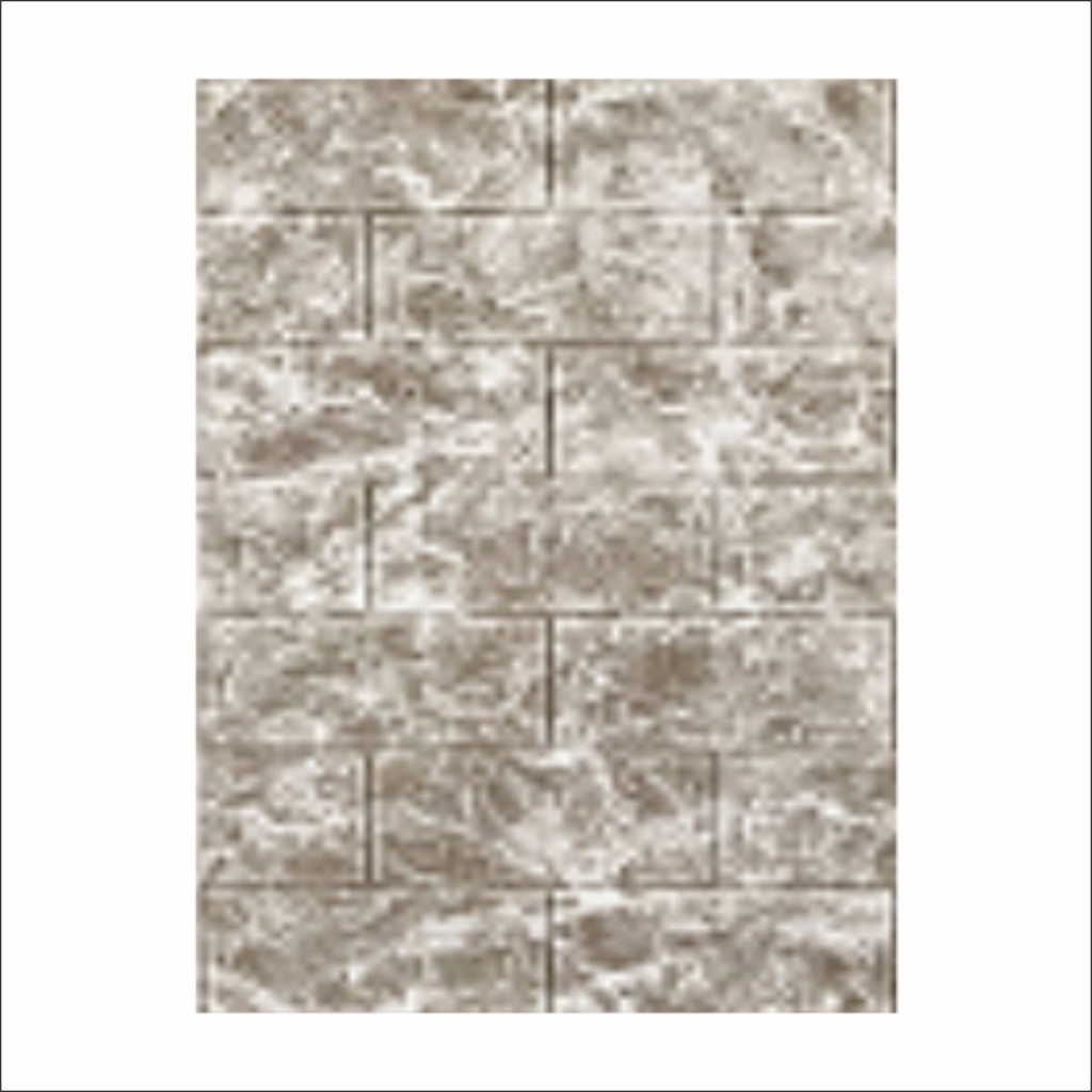 FAYES Wallpaper Dinding Foam 3D Kecil Motif Kayu & Bunga/ walpaper dinding Foam U96-BATUBATA GH11