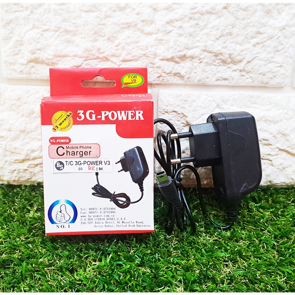 Charger 3G-Power V3 / G900 Black For Speaker Jadul dll