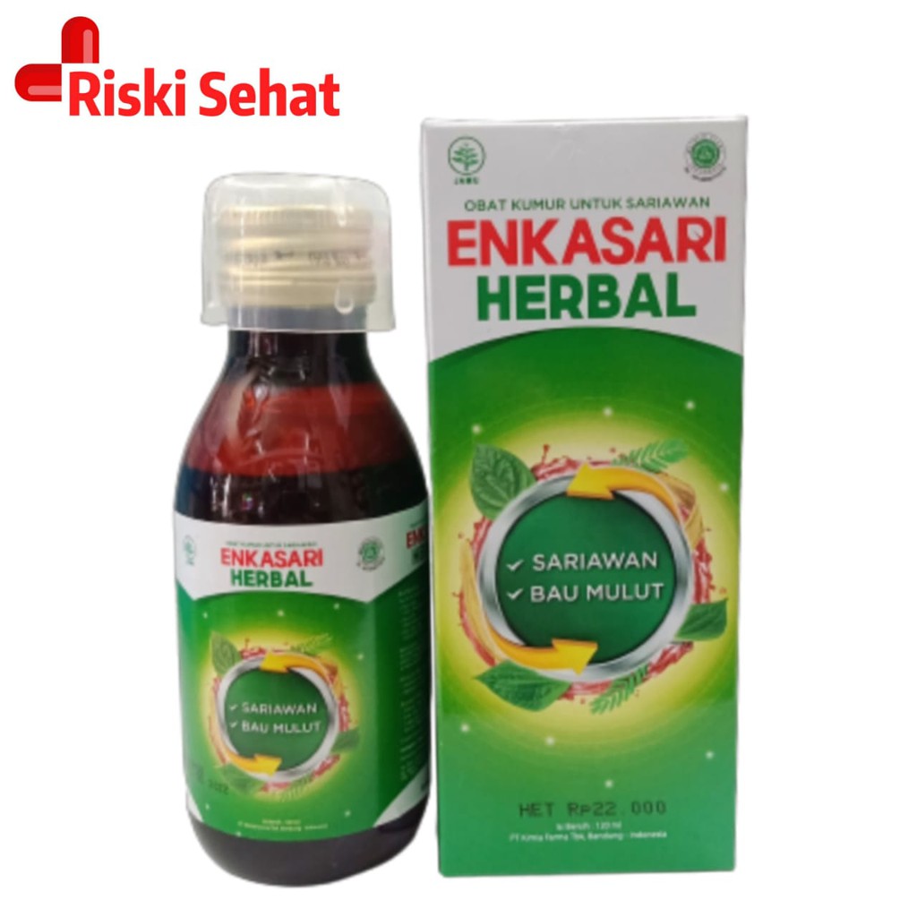 Enkasari Herbal 120ml Obat Kumur Obat Sariawan Indonesia