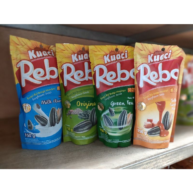 Kwaci Rebo 150 Gr ( 4 Varian Rasa )